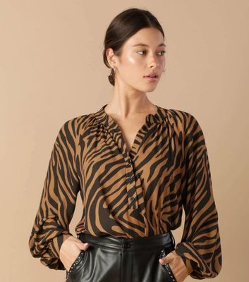 Zebra Print Top