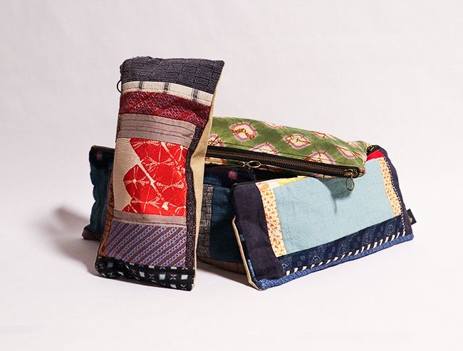 Kimono Silk Clutch- Abigail Fair