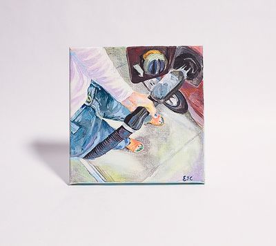 &quot;That should Hold Her&quot; acrylic- Emily Coy