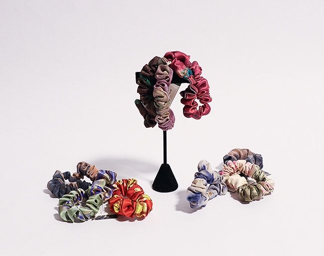 Hair Scrunchie: 3 pk-Asst Colors- Abigail Fair