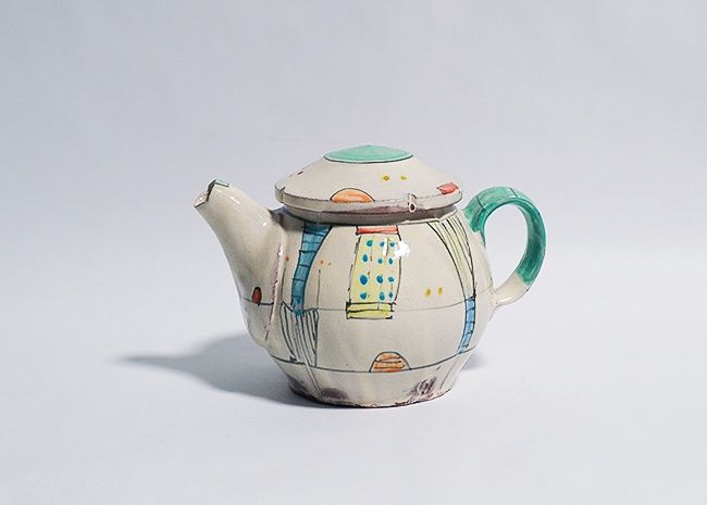 Teapot: Earthenware, Bede Clark