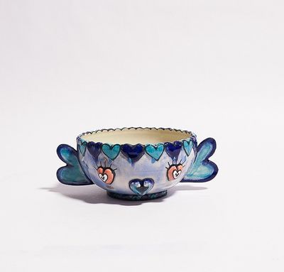 Bowl: Feeling Blue Poodle- Ashley Bevington