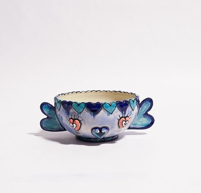 Bowl: Feeling Blue Poodle- Ashley Bevington