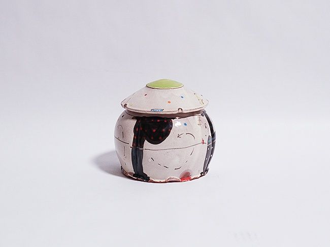 Jar: Lidded Earthenware, Bede Clark5