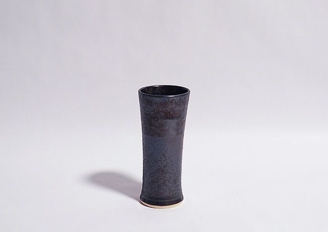 Black Cylinder Vase, Brooks Bouwkamp