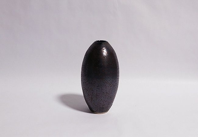 Black Egg Vase, Brooks Bouwkamp