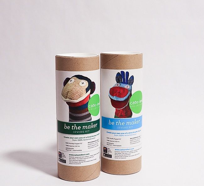 Monkey Puppet DIY Sewing Kit- Cate and Levi
