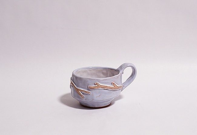 Blue Branches and Leaves Mug, Kari Woolsey