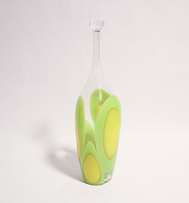 Cylindrical Spotted Bottle, Tony Cray