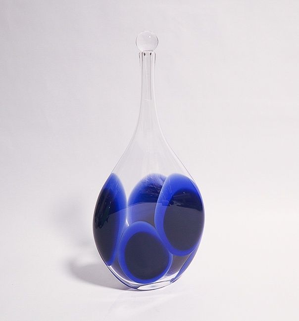 Flattened Spotted Bottle, Tony Cray