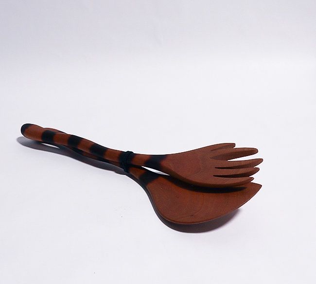 Forked Salad Set, Cat Tail, Jonathan&#39;s Spoons