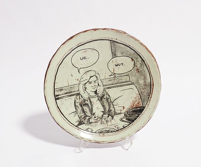 Salad Plate: Asst. Designs- Ian Petrie