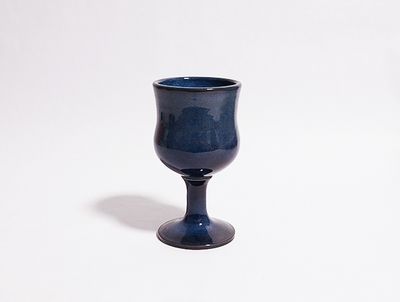 Kiddush Cup: Gray- Deborah Byck Weinstein
