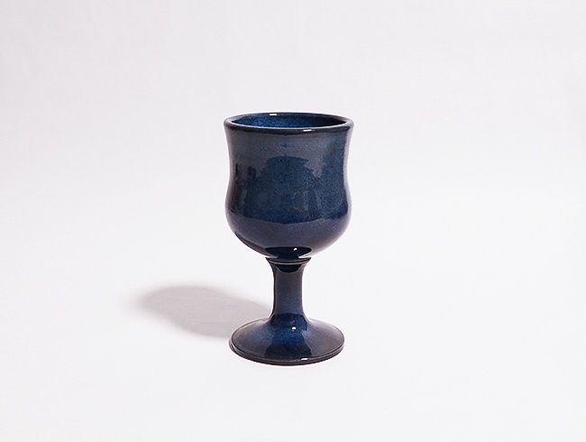 Kiddush Cup: Gray- Deborah Byck Weinstein