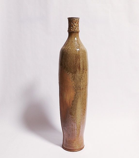 Shino Vase 2 (Fluted neck)
