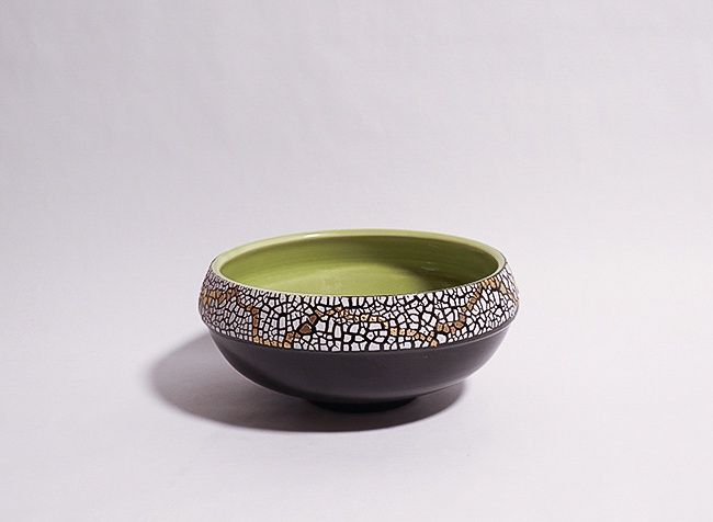 Large Bowl/green- Dganit Moreno