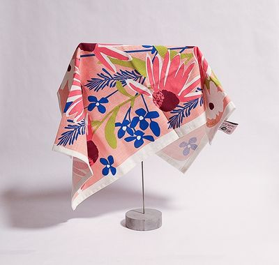 Echinacea Tea Towel- Elizabeth Grubaugh