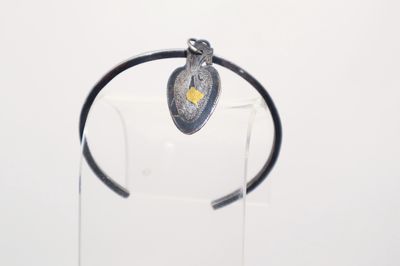 Cuff w Anatomical Heart Charm, Kelly Draper