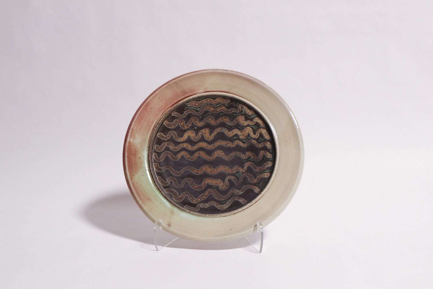 Plate: Black w/Squiggles, Eric Hoeffer