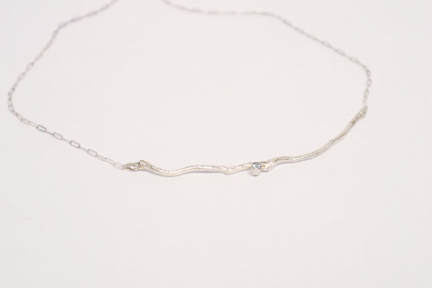Branch Necklace w/ Aquamarine, Cynthia Howenstein