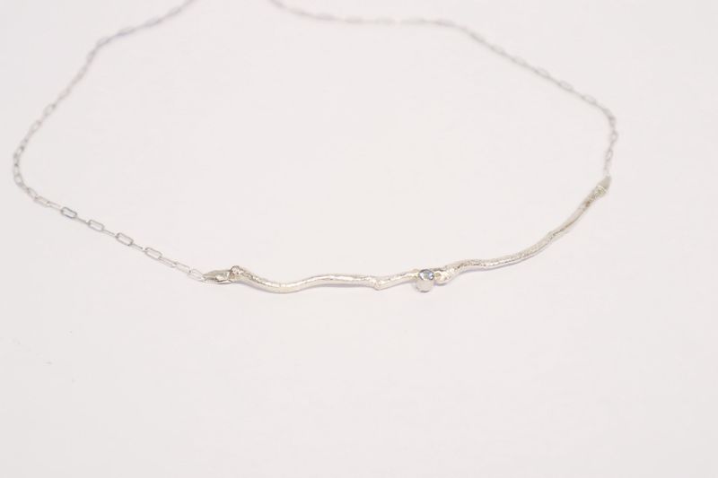 Branch Necklace w/ Aquamarine, Cynthia Howenstein