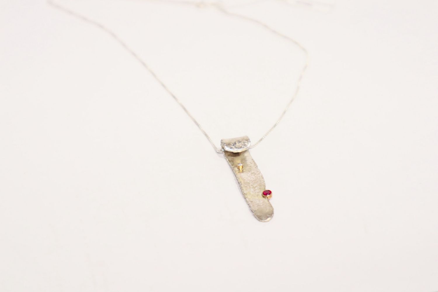 Ruby and Diamond Pendant, Cynthia Howenstein