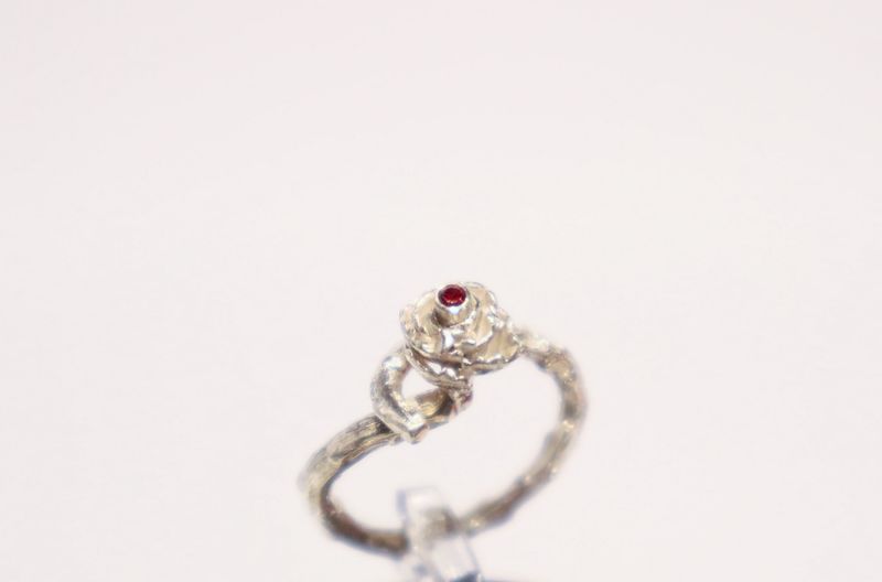 Rose Ring w/ Ruby, Cynthia Howenstein