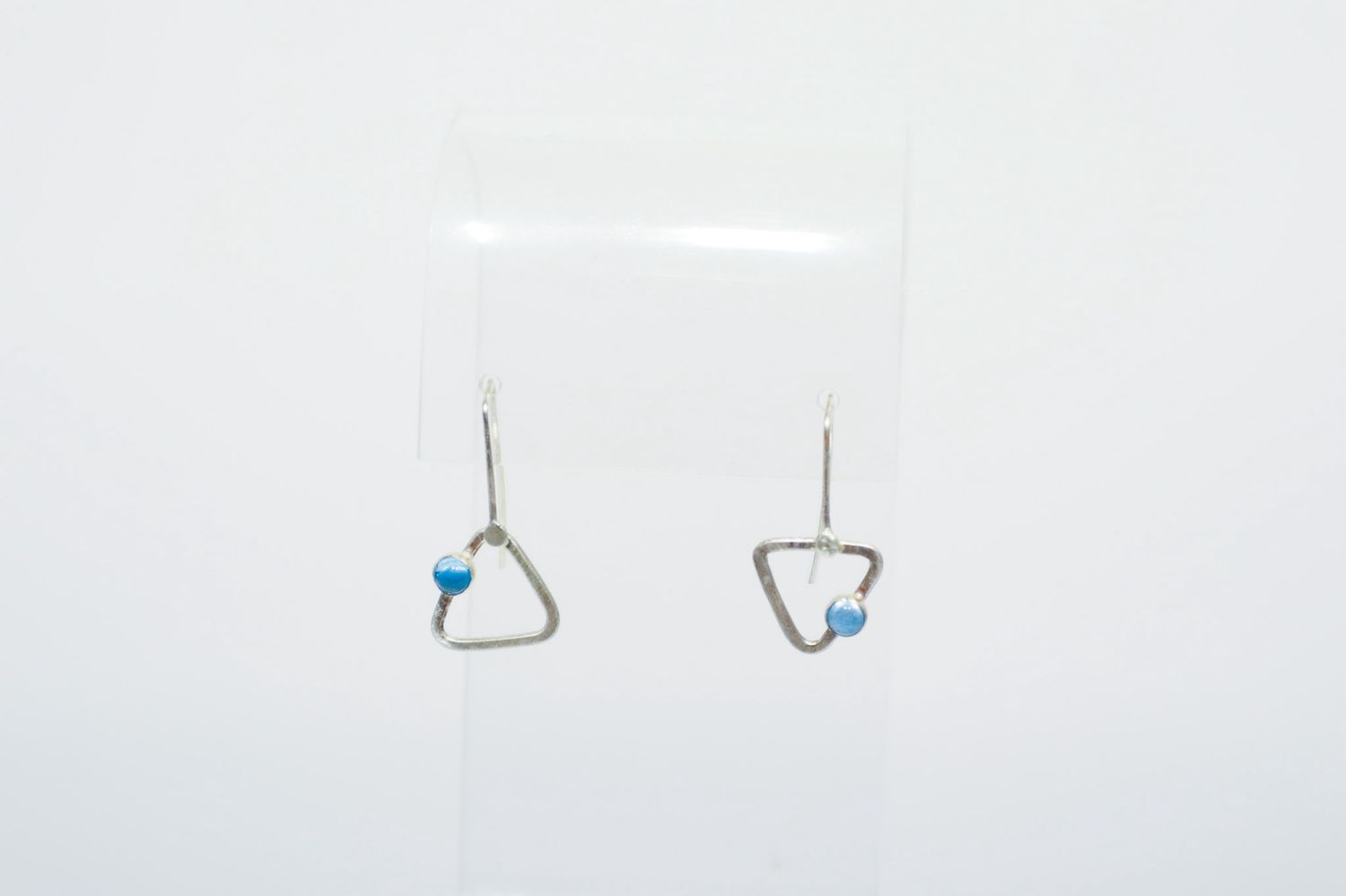 Single Triangle Drop Topaz+ Silver