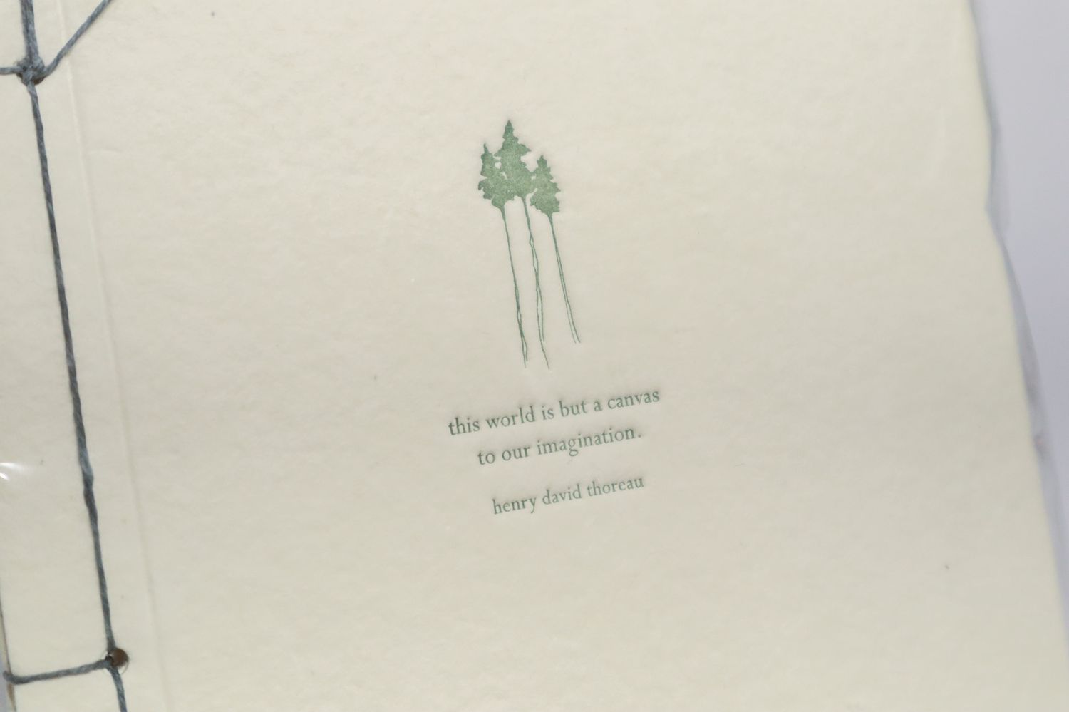 Henry David Thoreau Handmade Paper Journal