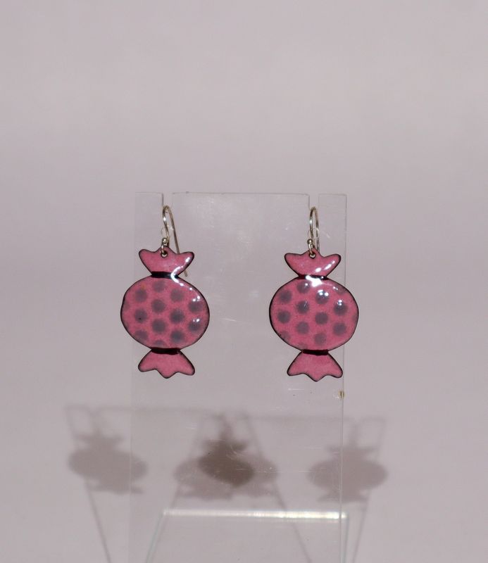 Pink Candy Earrings, Kelly Miller