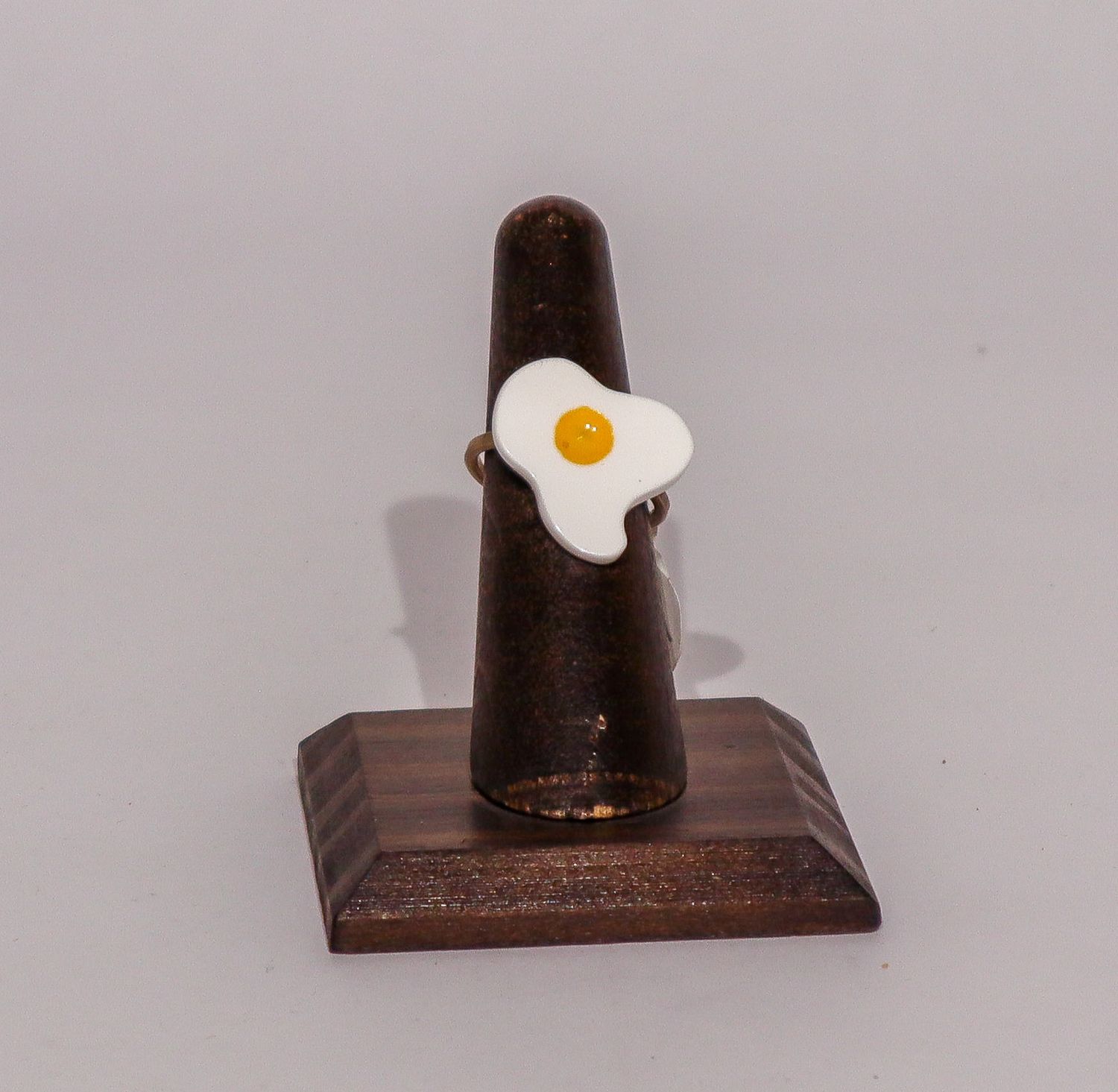 Ring, Sterling Silver + Acrylic, Kelly Miller, Colour: White and Yellow
