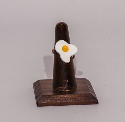 Ring, Sterling Silver + Acrylic, Kelly Miller