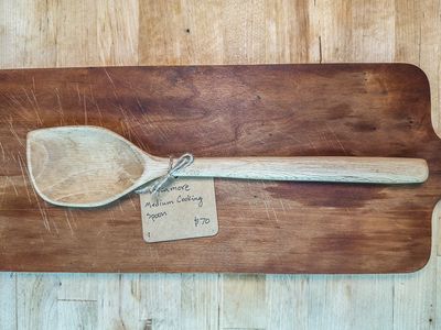 Sycamore Medium Angled Top Cooking Spoon