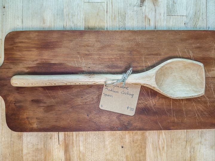 Sycamore Medium Square Top Cooking Spoon
