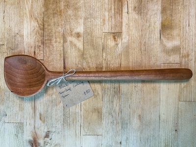 Black Cherry Teardrop Cooking Spoon