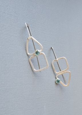 Tri Square Drop Apatite - Vivian Gaston