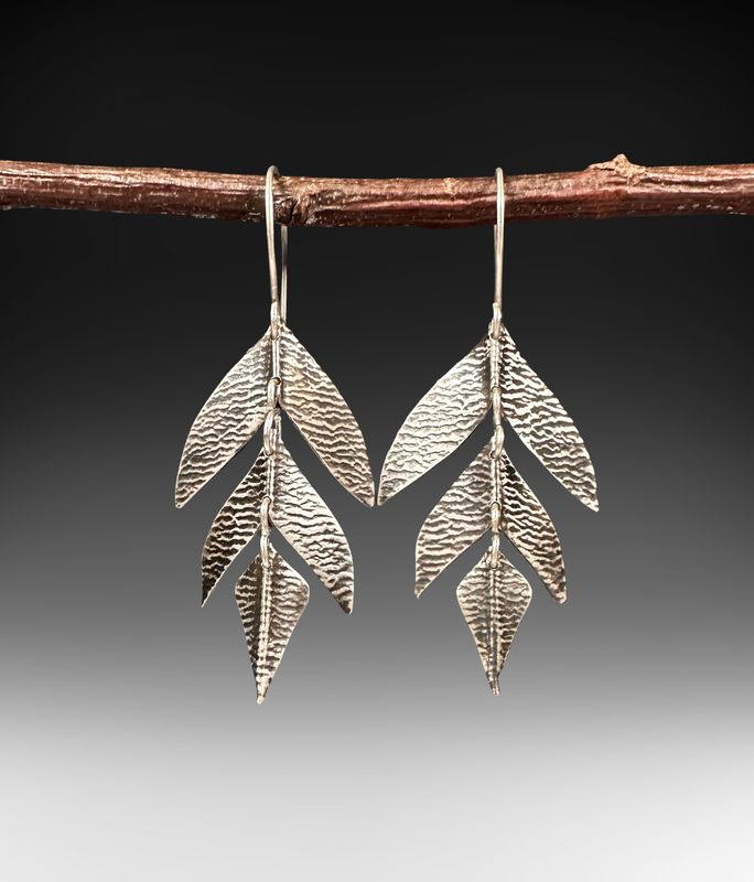 Sterling Draping Leaves