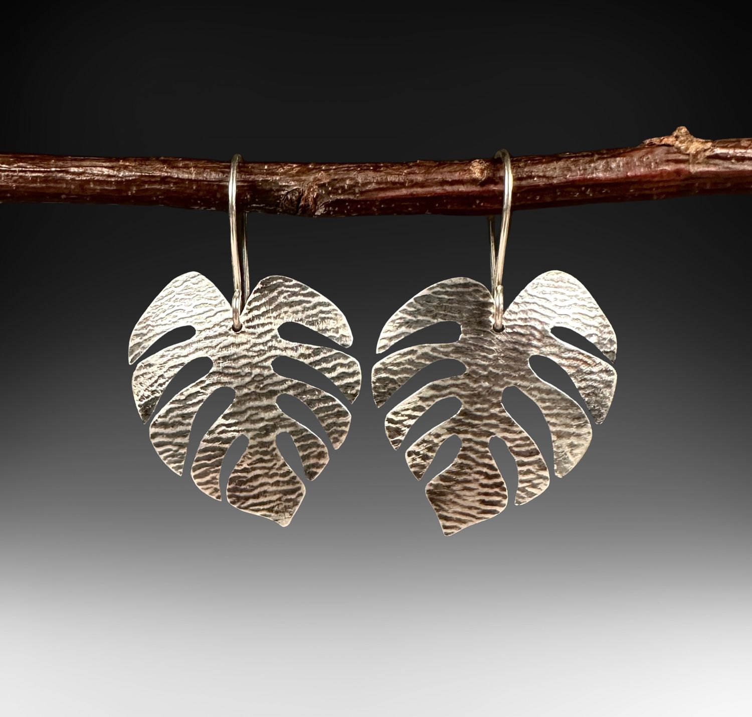 Silver Monstera-Fletcherworks By Lauren Nall
