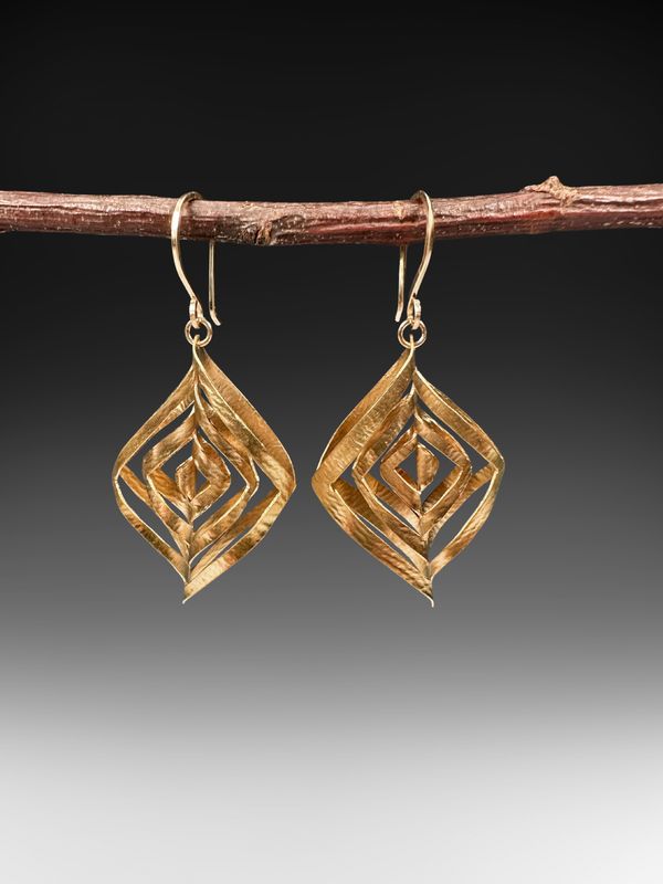 Golden Ornament earrings