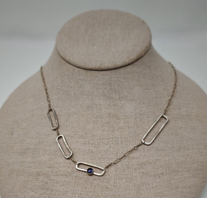 Skinny Skylight Link Necklace, Vivian Gaston