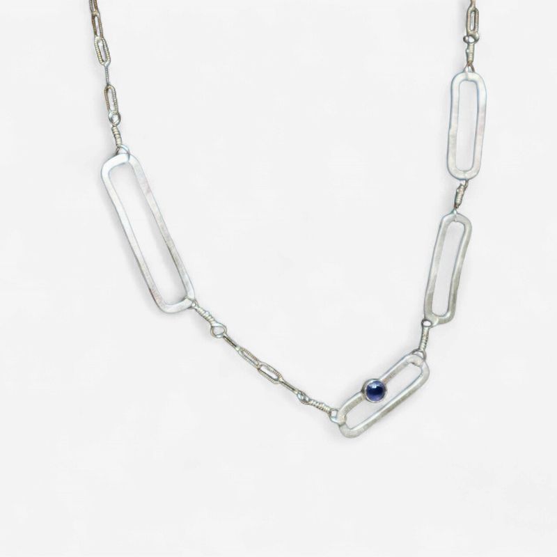Skinny Skylight Link Necklace- Vivian Gaston