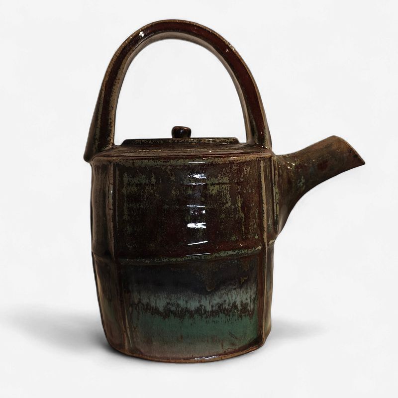 Green/Black Teapot