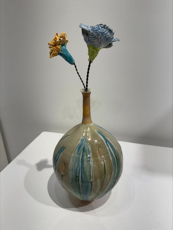 Dandelion Vase with Flower
