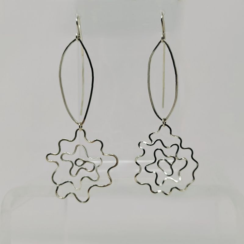 Leaf &amp; Flower Earrings