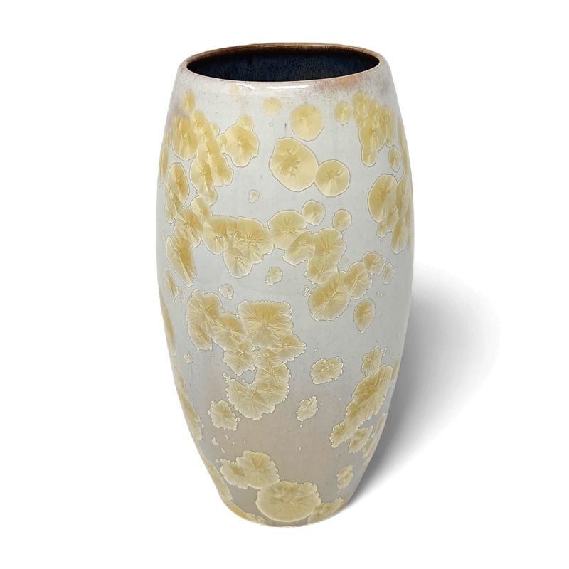 White Egg Vase-Brooks Bouwkamp