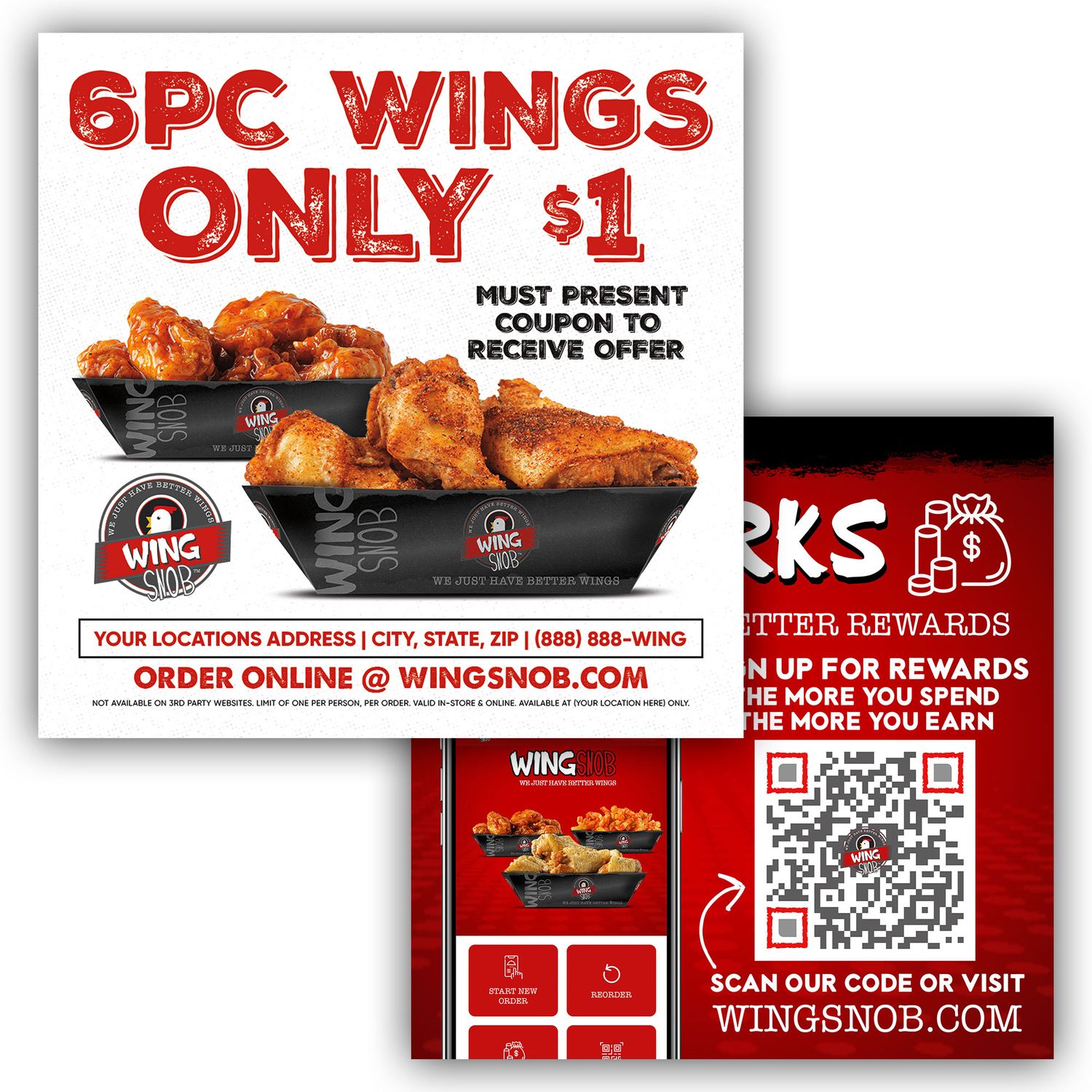 $1 6PC Promo Card