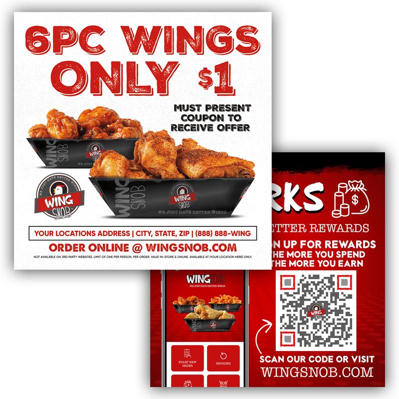 $1 6PC Promo Card