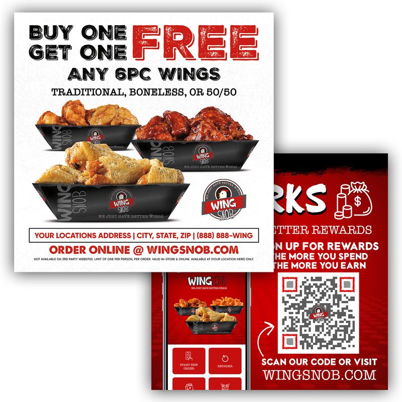 BOGO Any 6PC Promo Card