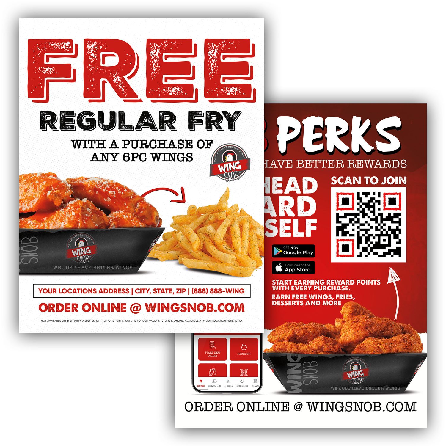 Free Fry Promo Card