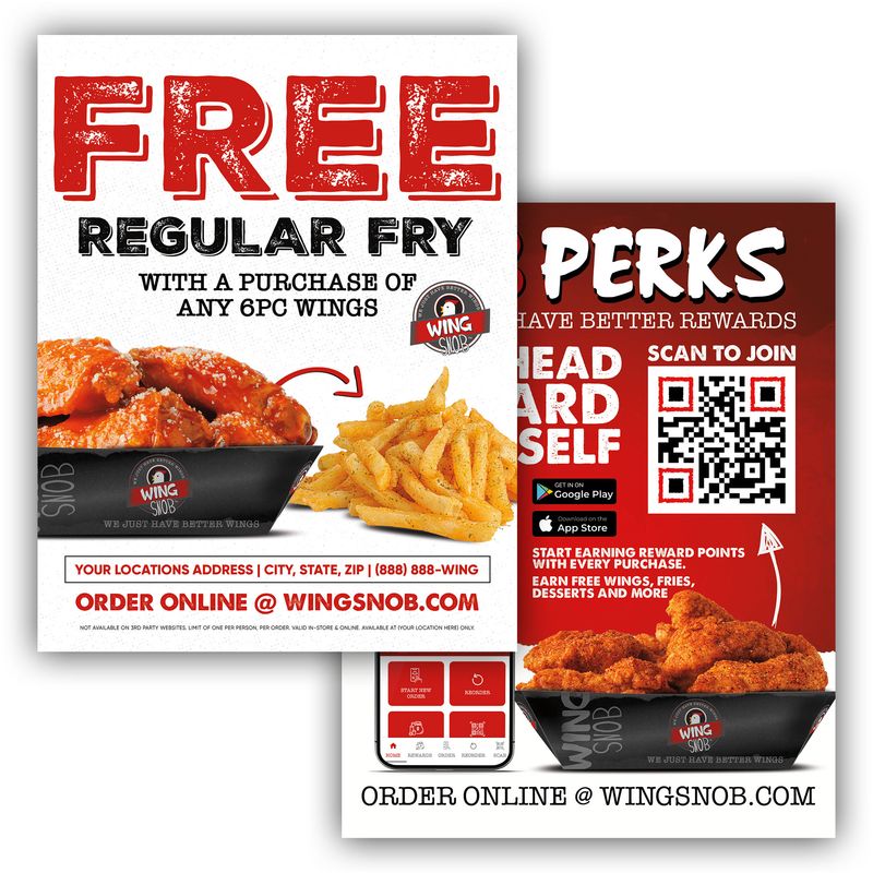 Free Fry Promo Card